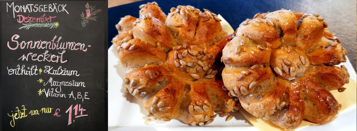 Sonnenblumenweckerl Dezember Sonnenblumenweckerl Dezember